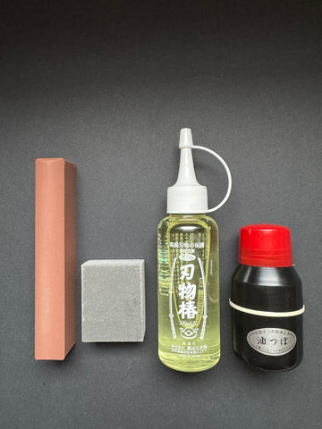 Japanese Cleaning and Sharpening Tool Kit