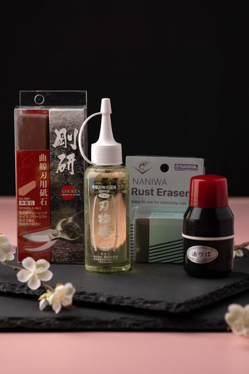 Japanese Cleaning and Sharpening Tool Kit