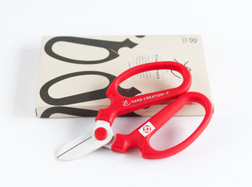 Sakagen Flower Scissors Red