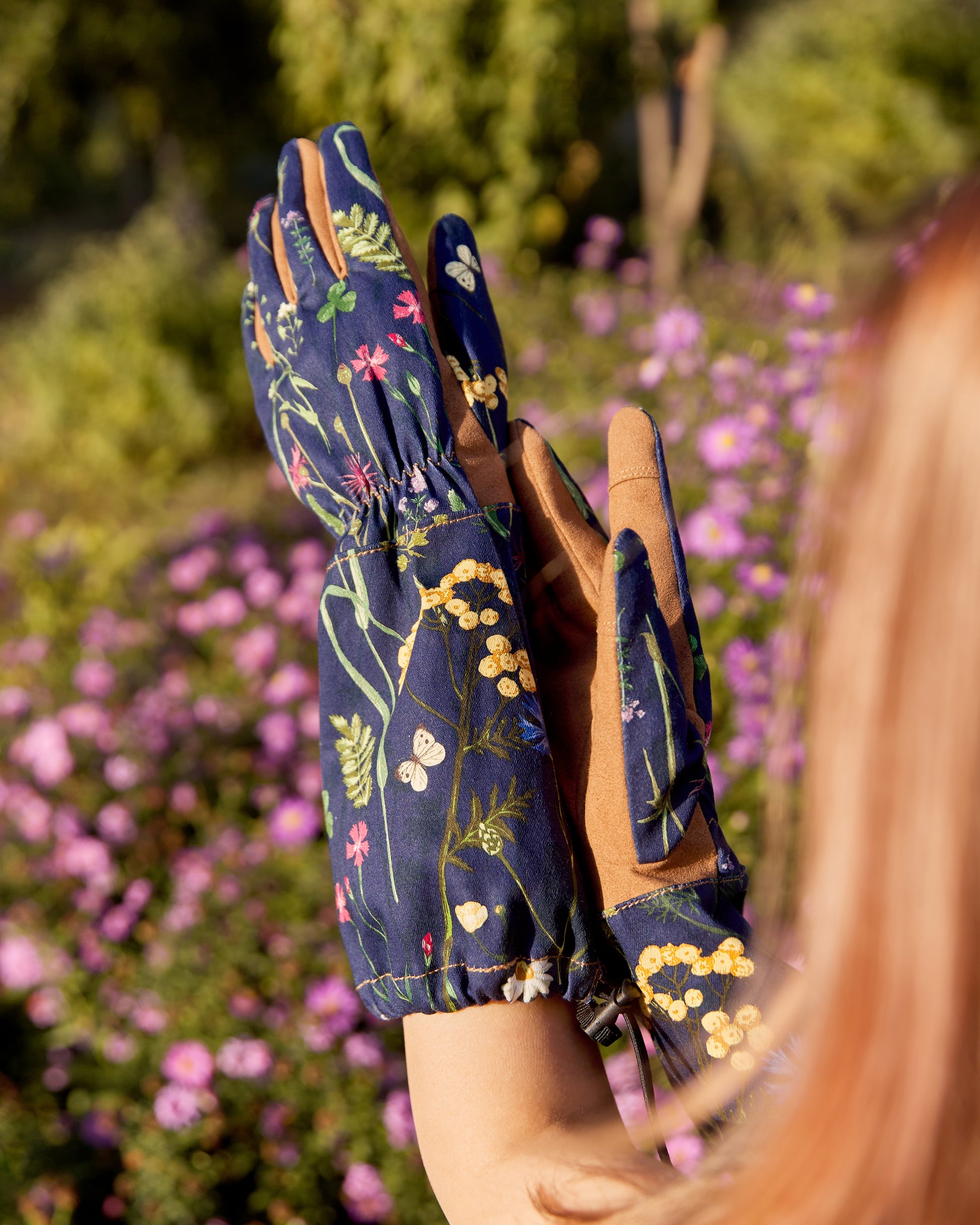 floral gardening gloves Garden Arm Saver Gloves
