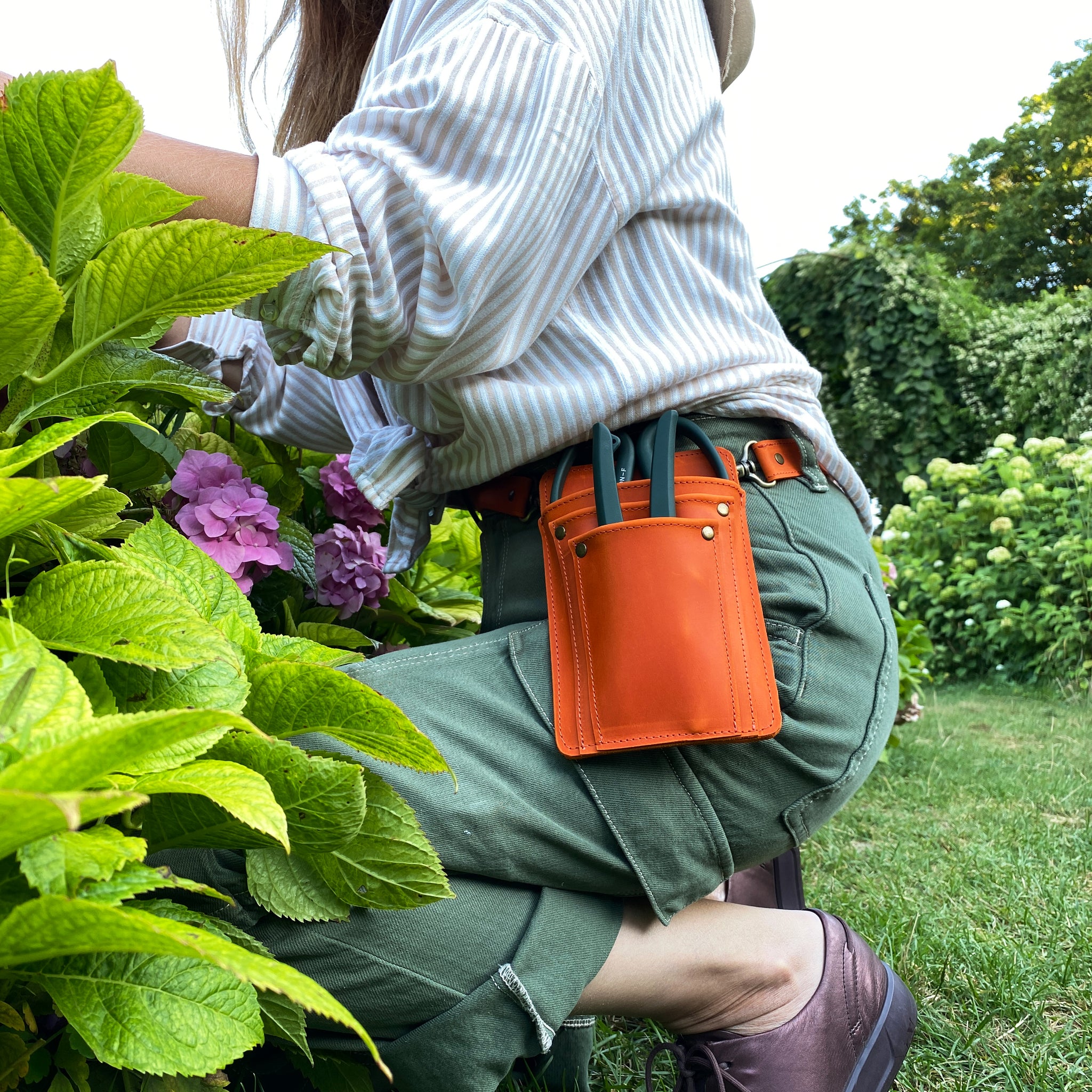 Leather Florist/Gardener Tool Belt