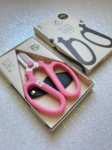 Lefty's Flower Scissors Hand Creation F-170 Pink/Left Handed Florist Scissors Sakagen flower scissors left-handed