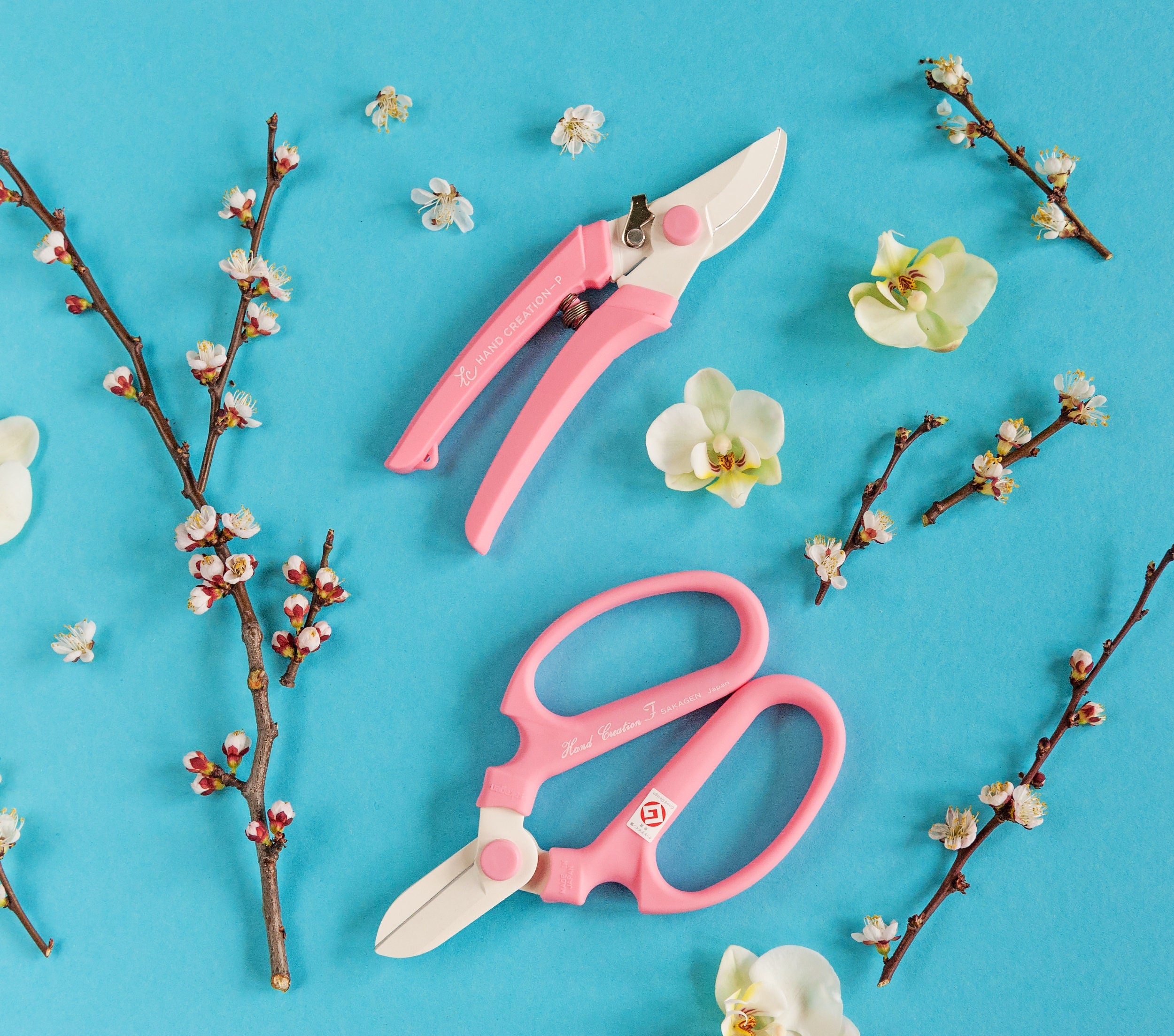 Sakagen Florist Gardener Tool Kit (Pink)