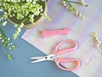 Chikamasa Flower Scissors CRI-360SFP (Pink)