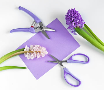 Flower Scissors - Purple colour - Made in Japan – Suwada1926