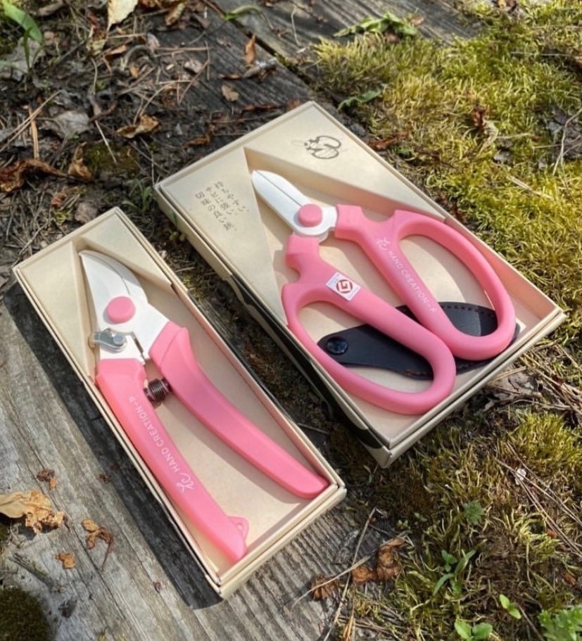 Sakagen Florist Gardener Tool Kit (Pink)