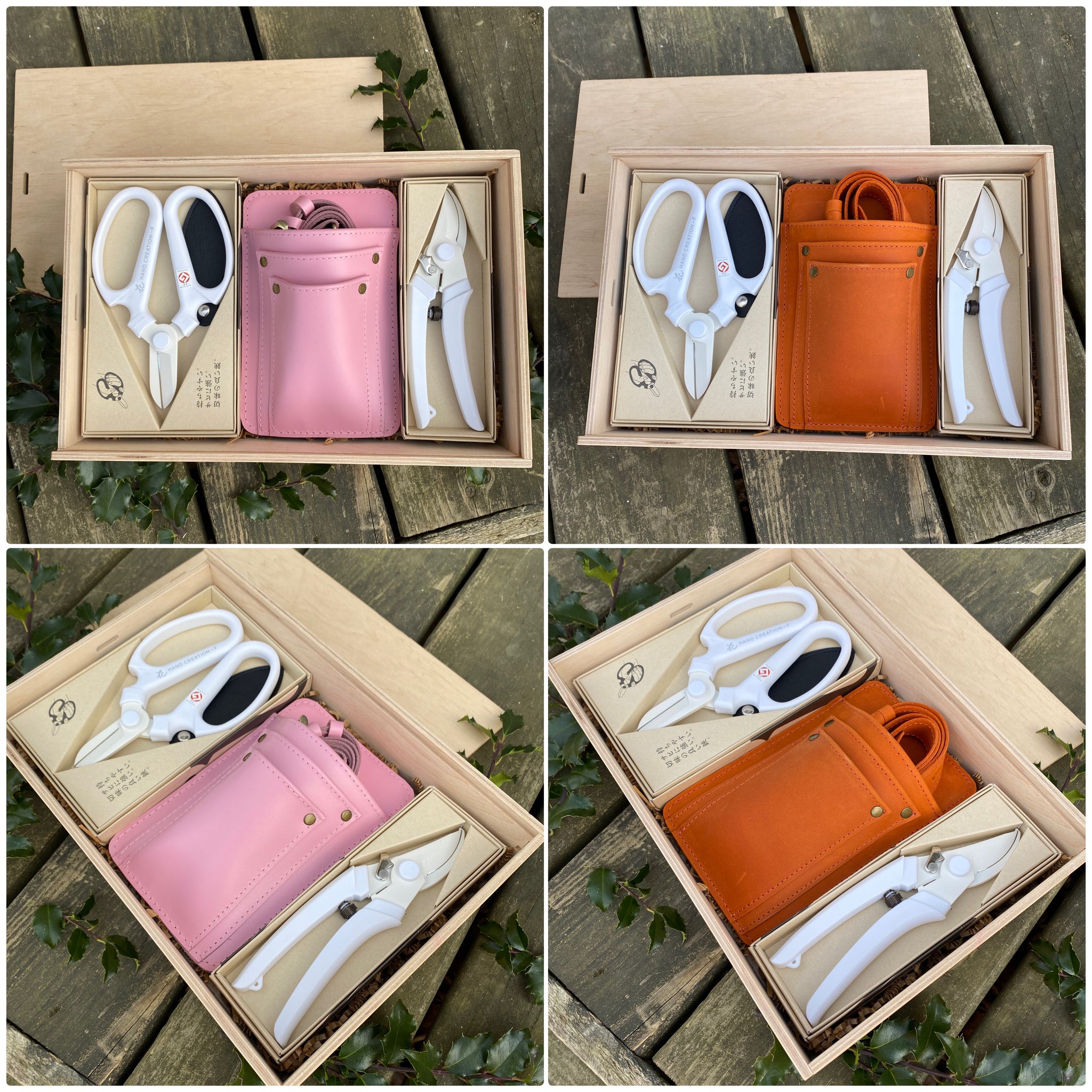 Florist/Gardener Sakagen Tool Kit (Orange/Pink)